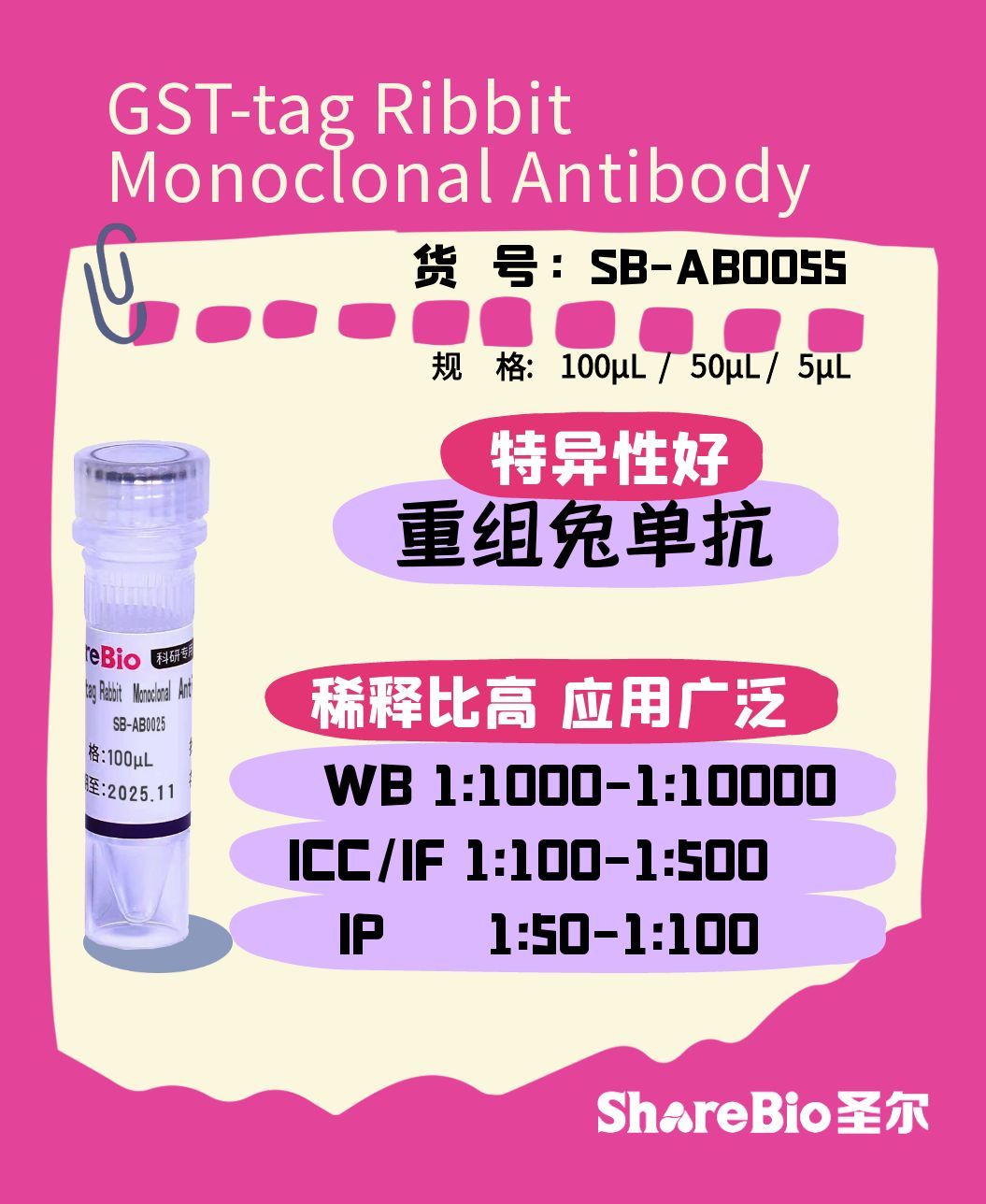 GST-tag Ribbit Monoclonal Antibody