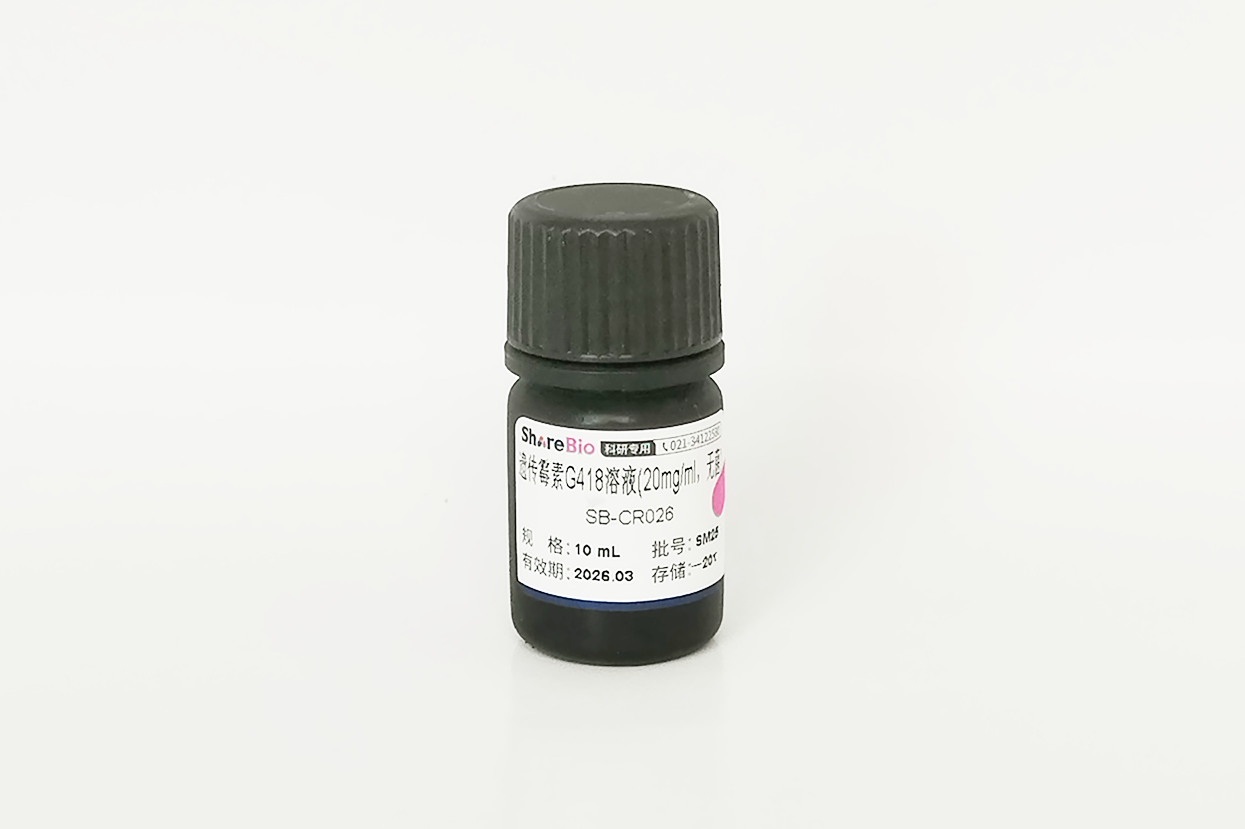 遗传霉素G418溶液(20mg/ml，无菌)Geneticin solution（20mg/ml，Sterile）